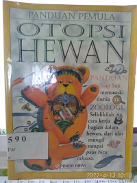 Image of PANDUAN PEMULA : OTOPSI HEWAN