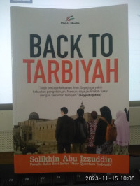 Image of BACK TO TARBIYAH