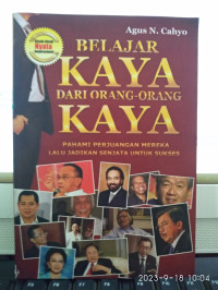 Image of BELAJAR KAYA RAYA DARI ORANG - ORANG KAYA