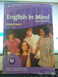 Image of English in Mind Kelas X