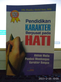 Image of Pendidikan KARAKTER Berpusat Pada HATI
