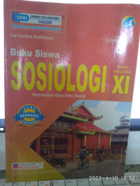 Image of Sosiologi XI